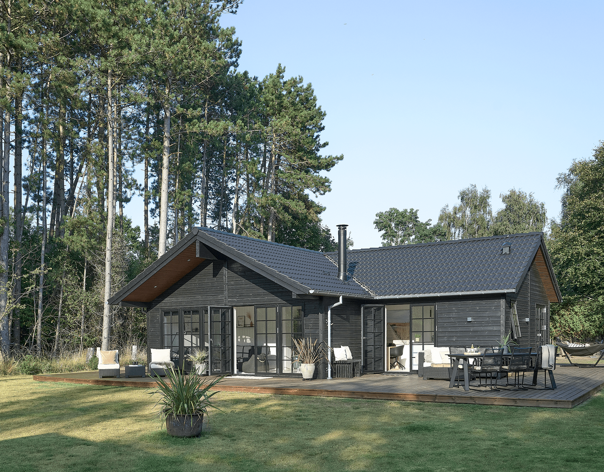 Familien Grønholts pusterum - Planet huse