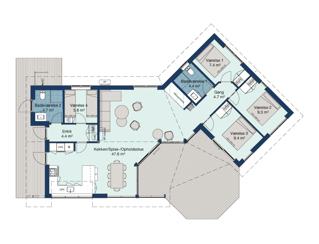 Grundplan for Strandsletten 35