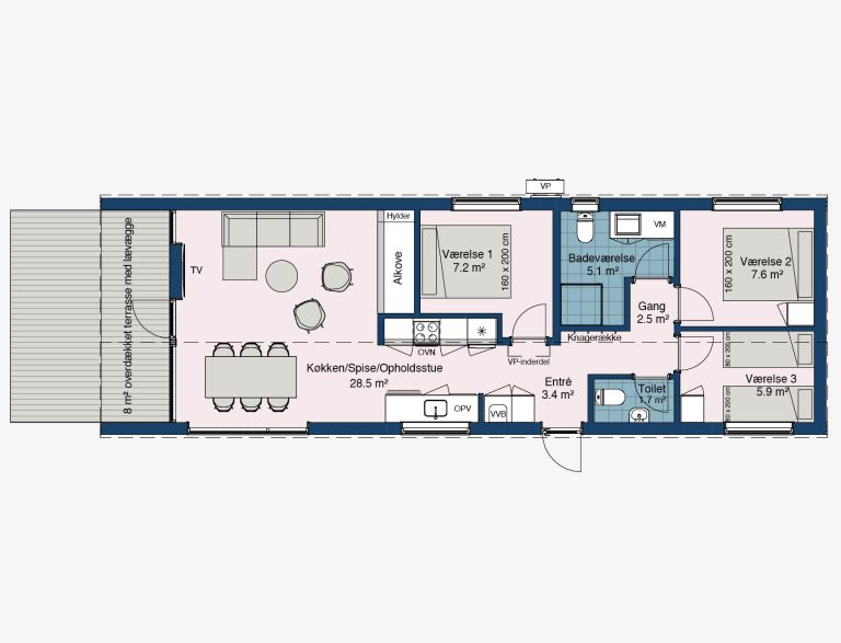 Eris 83 – plantegning
